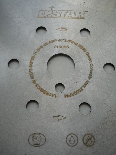 professional diamond blade 600mm for GREEN CONCRETE