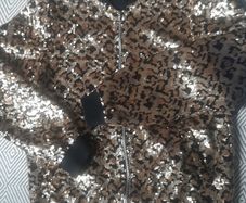 Ladies Gold Sequinned Jacket