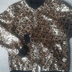 Ladies Gold Sequinned Jacket