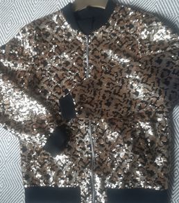 Ladies Gold Sequinned Jacket