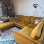 Harvey Norman 4 Seater Corner Sofa & Footstool, Fantastic Condition Image 2