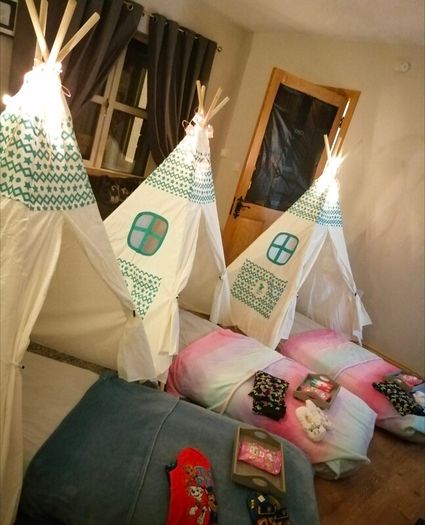 Three kids teepee tents