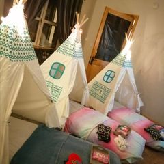 Three kids teepee tents
