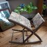French Extendable foot stool Image 5