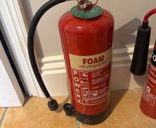 foam fire extinguisher
