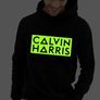 Calvin Harris hoodie glow in the dark logo hoodie Calvin Harris dj hoodie jumper Image 3