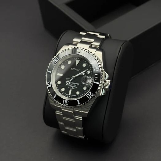BRAND NEW Seiko " Submariner " Mod Watch Automatic 40mm