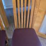 6 solid oak dining chairs Image 6