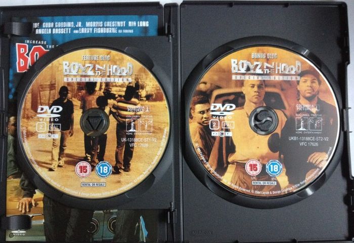 Boyz N The Hood [1991] Cuba Gooding JR, Ice Cube, Nia Long, Angela Basset & Larry Fishburne [Movie 2xDVD]