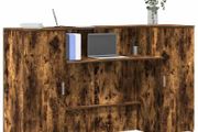 Reception Desk Smoked Oak