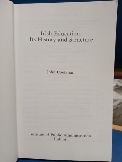 Irish Education - John Coolahan