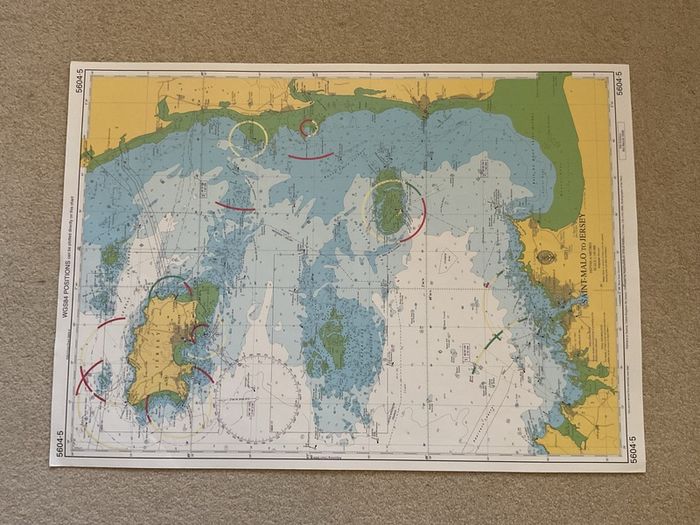 Admiralty Charts for Channel Islands