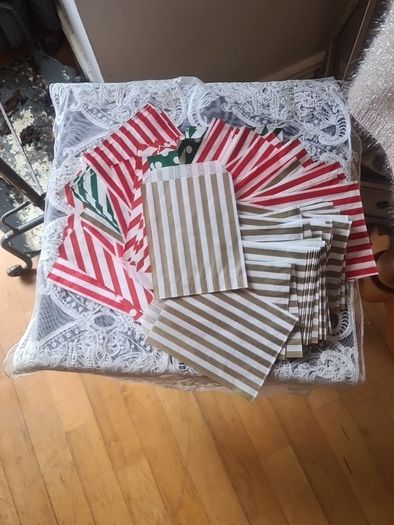 Job lot of 80 party bags for sweet table or sweetcart