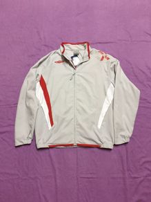 mens UMBRO X Woven tracksuit top zip up titanium white Size XL sportswear football BNWT