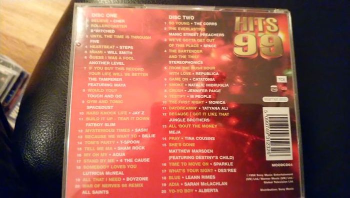 hits 99 double CD