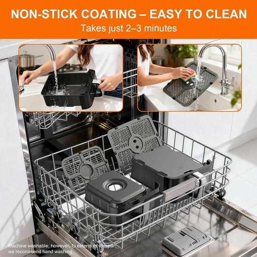 Double Stack Air Fryer, 12L, 2 Drawers With Viewing Window