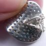 Vintage Sterling Silver 925 Cubic Zirconia Heart Set ring and chain with pendant 12,24g - lent 24" - size O Image 8