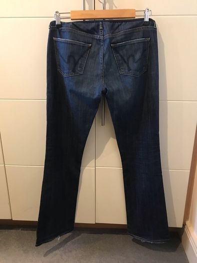 Citizen of Humanity A Pea in a Pod maternity bootcut denim jeans w/ belly panel