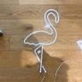 Neon flamingo light Image 2