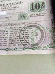 1966 Irish Postal Order