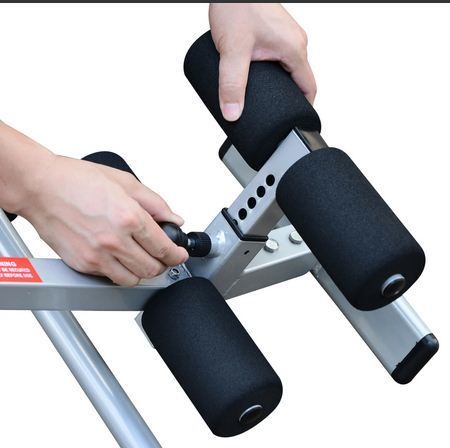 Gravity-Fitness Inversion Exercise Bench Silver