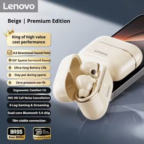 Lenovo TWS In-Ear Wireless Earbuds with Active Noise Cancelling (ANC)