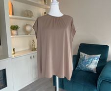 Ladies Caramel / Tan Coloured Short Sleeved Top from Primark