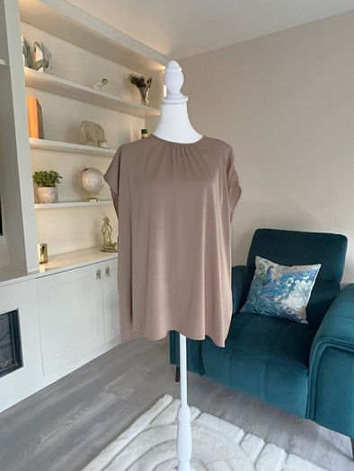 Ladies Caramel / Tan Coloured Short Sleeved Top from Primark