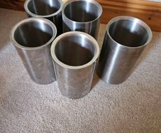 set of steel wine coolers