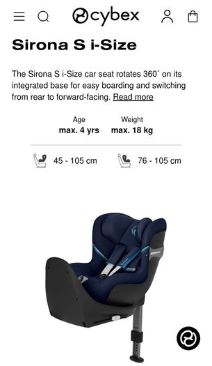 Cybex Sirona S i-size car seat newborn to 4 years