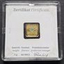Gold Bar Geiger original - 1 gram .9999 square in capsule assay Image 5