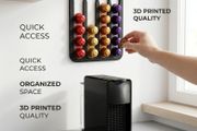 Wall mounted Nespresso capsule holder - 3D printed