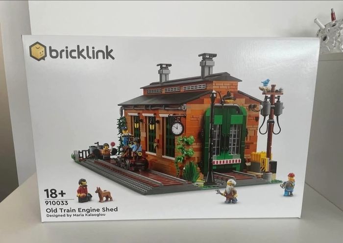 Lego Bricklink Designer Program 910033 - Old Train Engine Shed