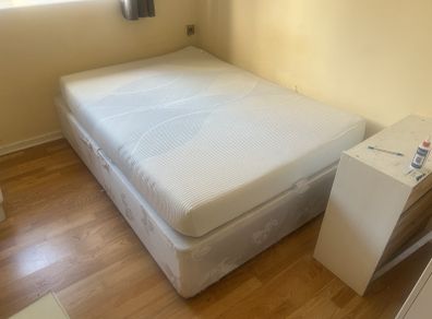 double bed base and matress