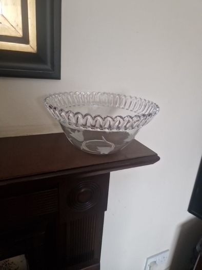 vintage glass bowl