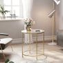Round glass side table small coffee table - Free Delivery Nationwide Image 6