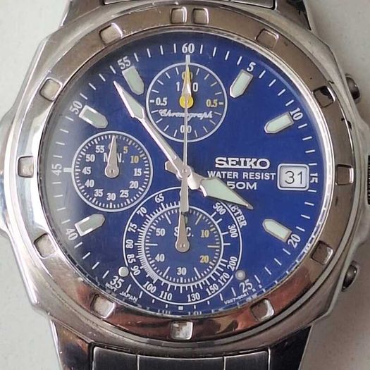 Seiko Chronograph V657-9010 Vintage Watch