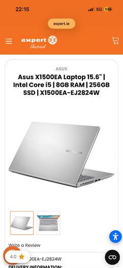 Laptop for sale! ASUS VivoBook X1500EA 15.6" Laptop