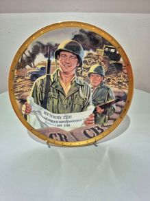 Vintage John Wayne Franklin Mint Collector Plates Set of 2 Mint Condition