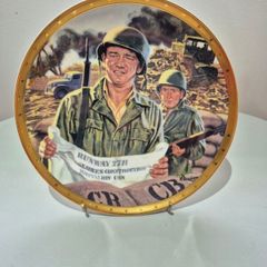 Vintage John Wayne Franklin Mint Collector Plates Set of 2 Mint Condition