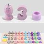 4in1 MONTESSORI WOODEN Educational Logarithmic Board (Numbers/Shapes/Fishing/Counting) Image 6