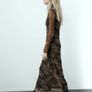 ZARA Tulle Maxi Dress XL New Animal Print Image 4