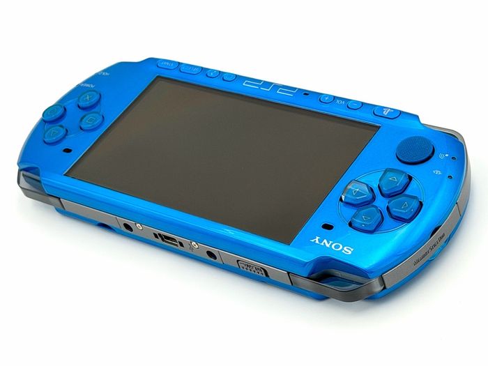 Sony PSP Console in Vibrant Blue - Boxed and Minty