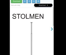 IKEA Stolmem modular shelving system/storage/clothes rail