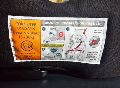 miniuno car seat