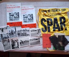 Vintage Cycle Race Tour De France MEMORABILIA PHOTOS &, Negatives ,  FOOD BAG , PROGRAMMES phoenix Park Dublin 1961 , Even 1962 Licenses of a competitor   LAST ONE OF TWO SETS  !