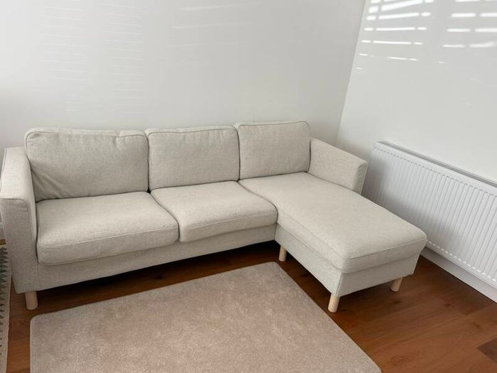 IKEA PARUP 3 seat Sofa with Chaise Longue