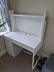 White Desk -105x50 Cm