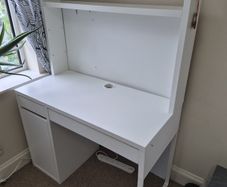 White Desk -105x50 Cm