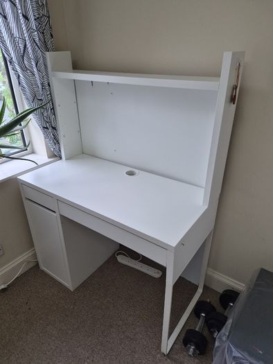 White Desk -105x50 Cm
